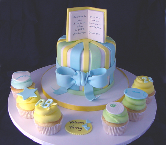 Baby Boy Shower Cake