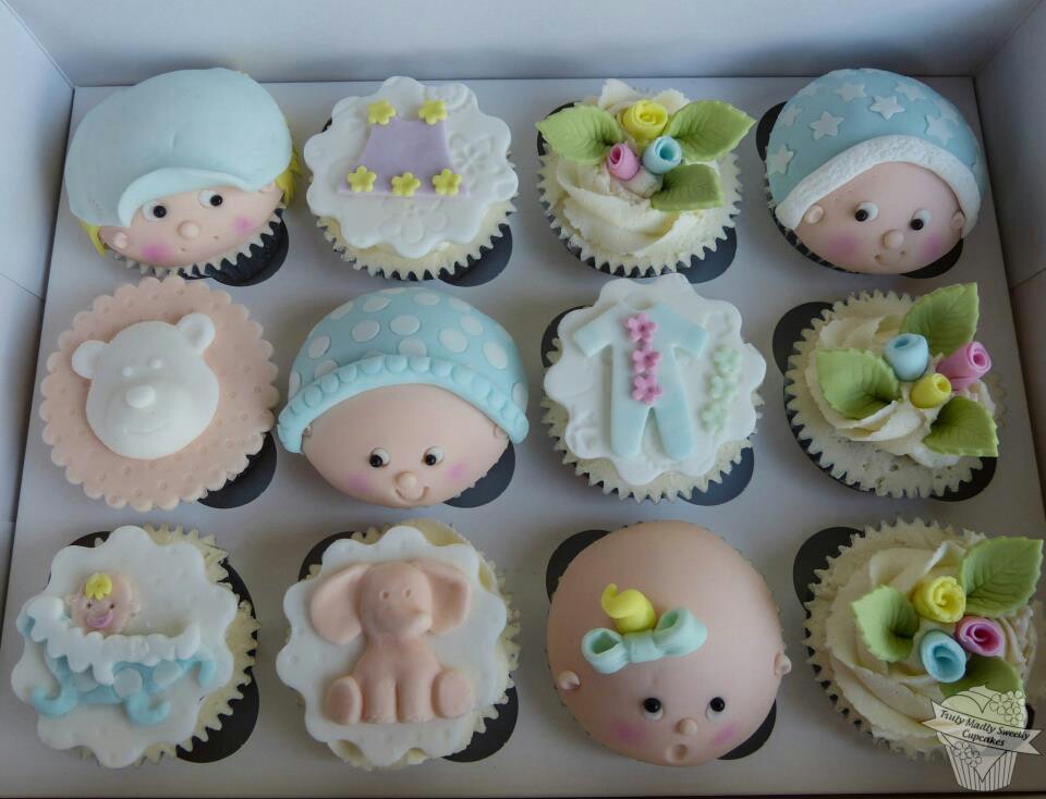 Baby Shower Cup Cakes Baby Shower Cup Cakes