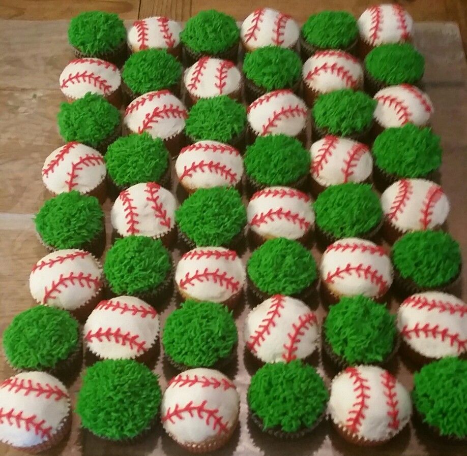 Baseball Cupcakes