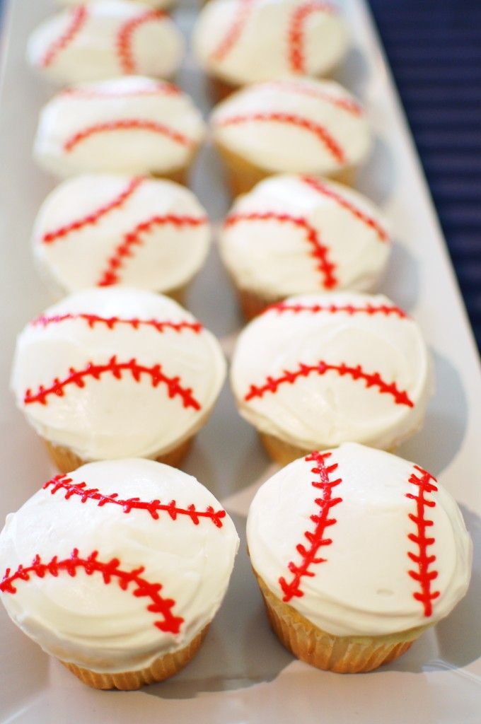 Baseball Cupcakes Baseball Cupcakes
