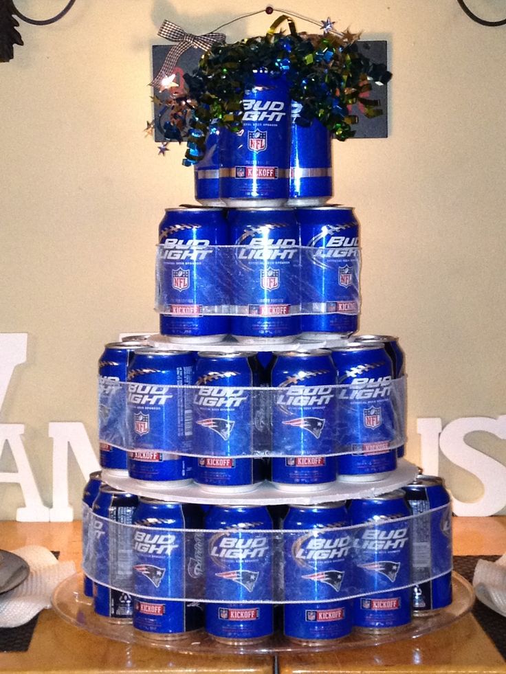 Beer Can Birthday Cake