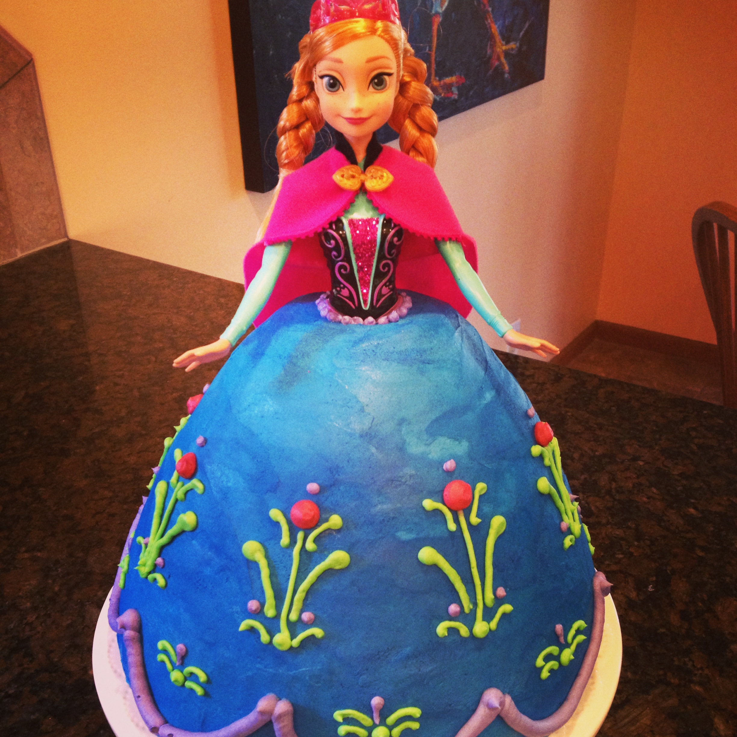 Birthday Cake Frozen Anna