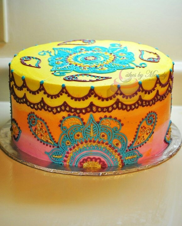 Bohemian Birthday Cake