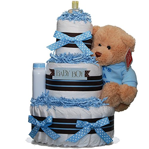 Boy Baby Shower Diaper Cake Boy Baby Shower Diaper Cake