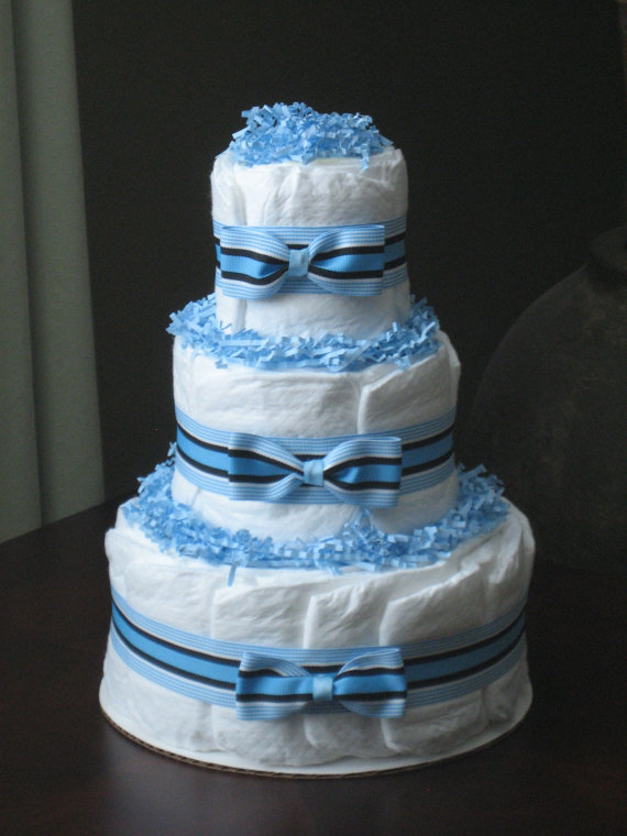 Boy Baby Shower Diaper Cake Boy Baby Shower Diaper Cake
