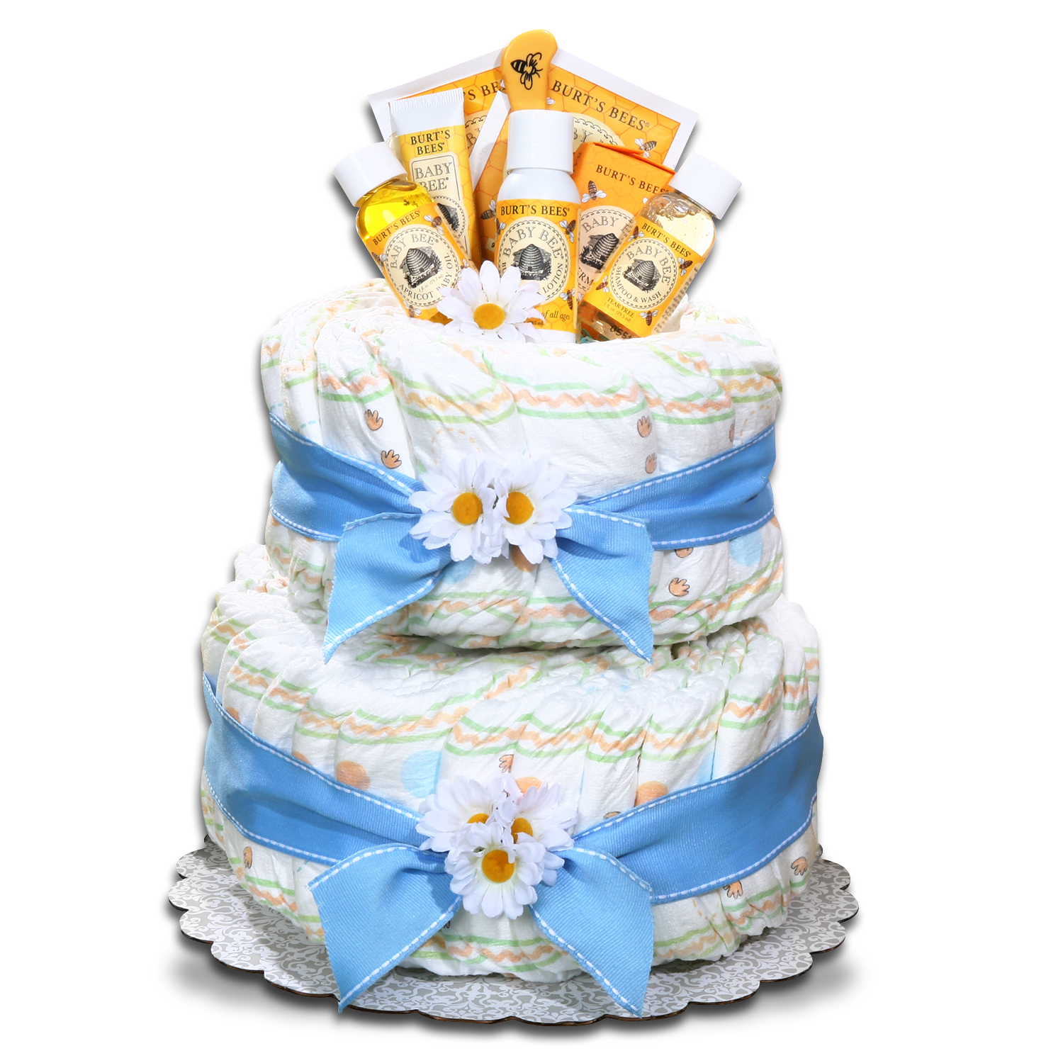 Boy Baby Shower Gift Diaper Cake