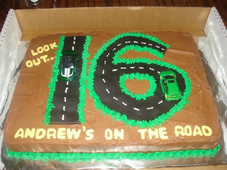 Boys 16th Birthday Cake Ideas