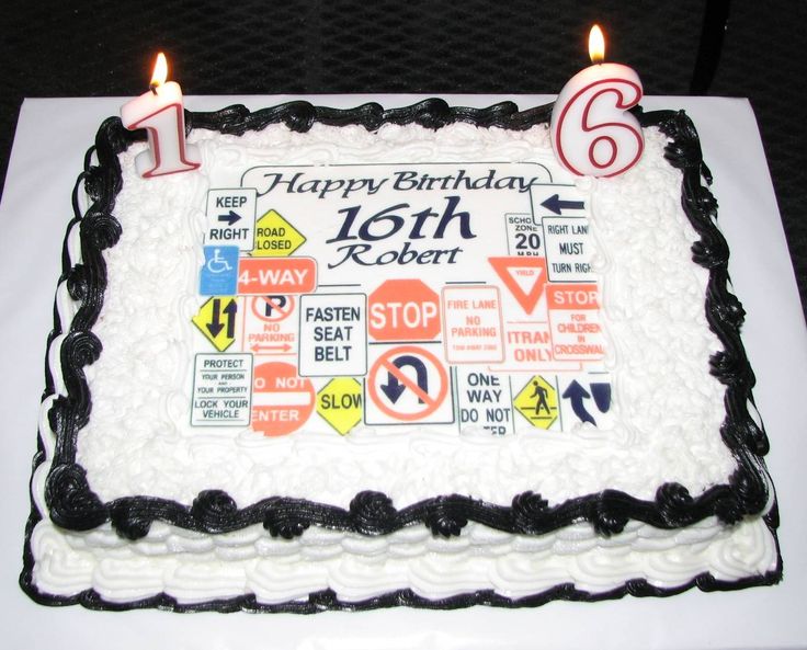 Boys 16th Birthday Cake Ideas