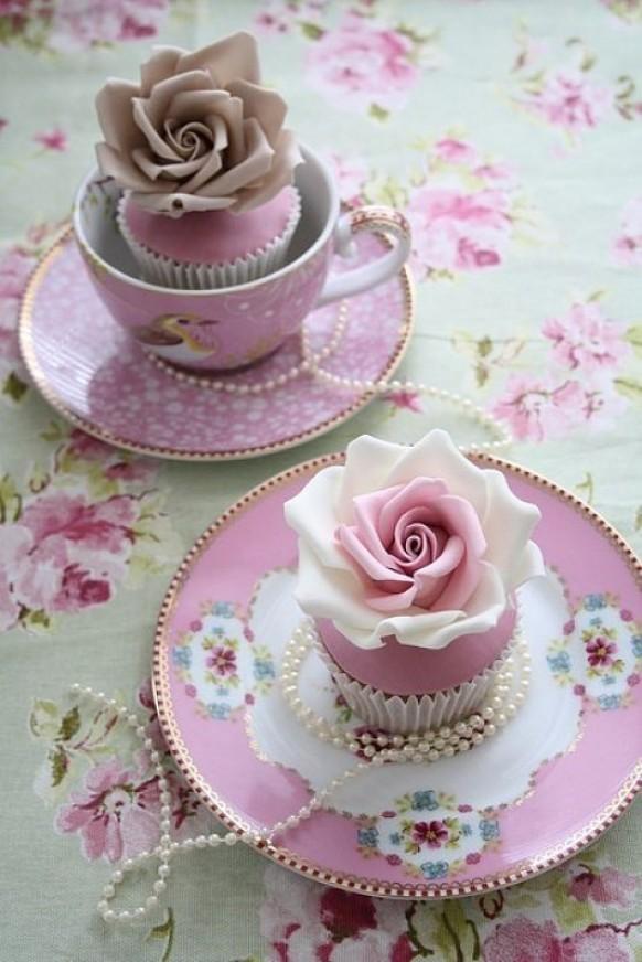 Bridal Tea Party Cupcakes