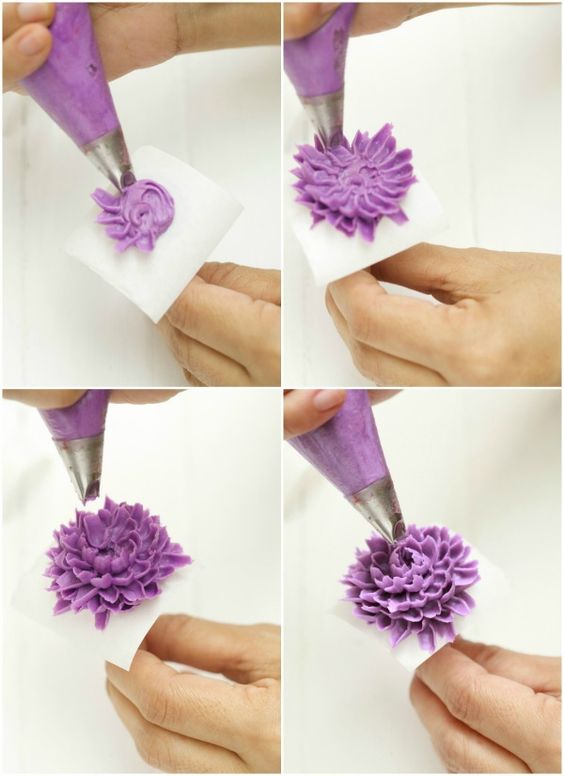 Buttercream Flowers On Cupcakes Tutorial Buttercream Flowers On Cupcakes Tutorial