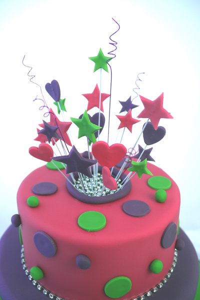 Cake Decorations with Stars Cake Decorations with Stars