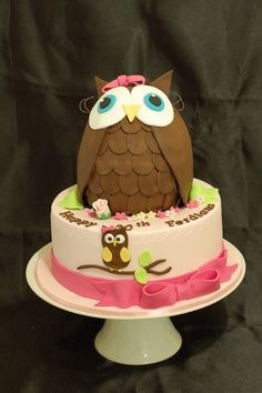 Cake with Owls