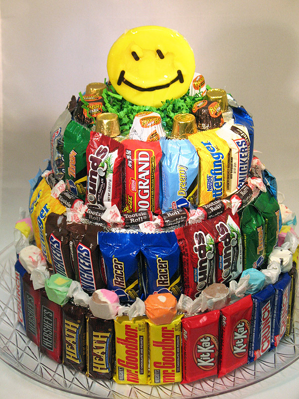 Candy Bouquet Birthday Cake