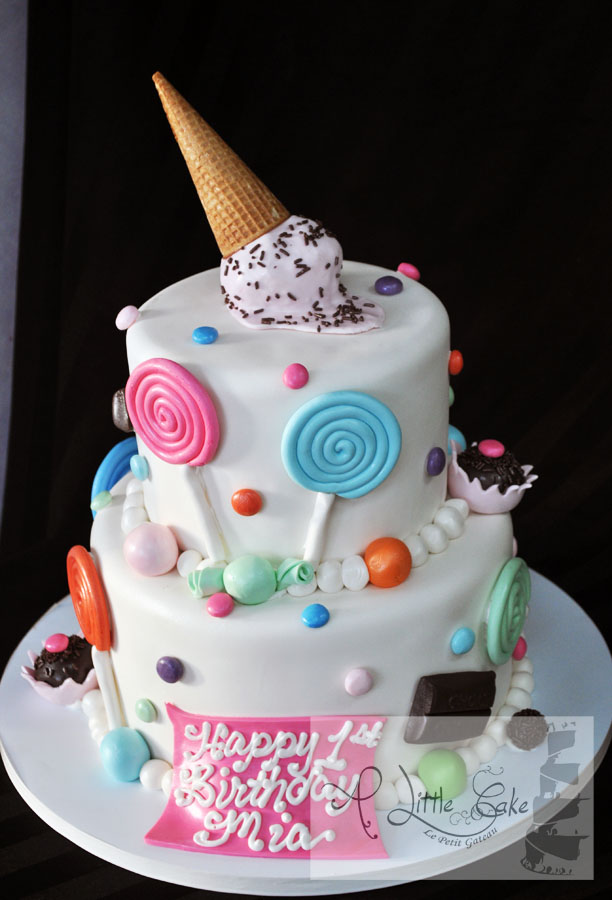 Candy Theme Birthday Cake