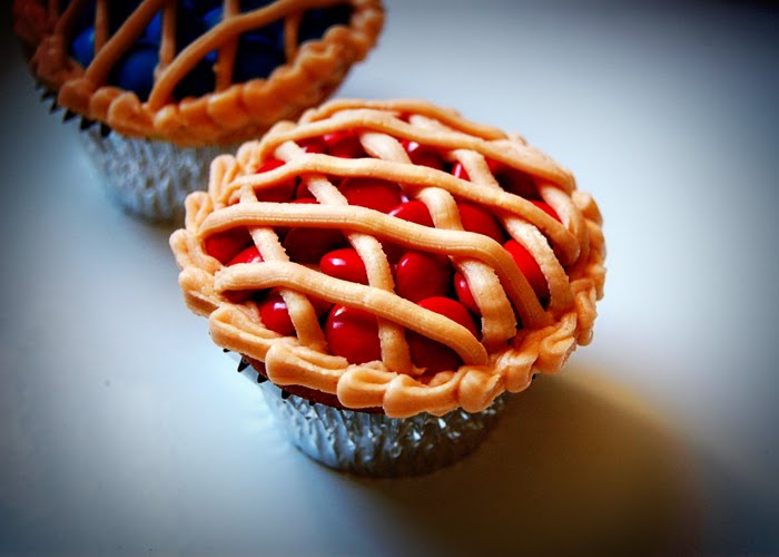 Cherry Pie Cupcakes