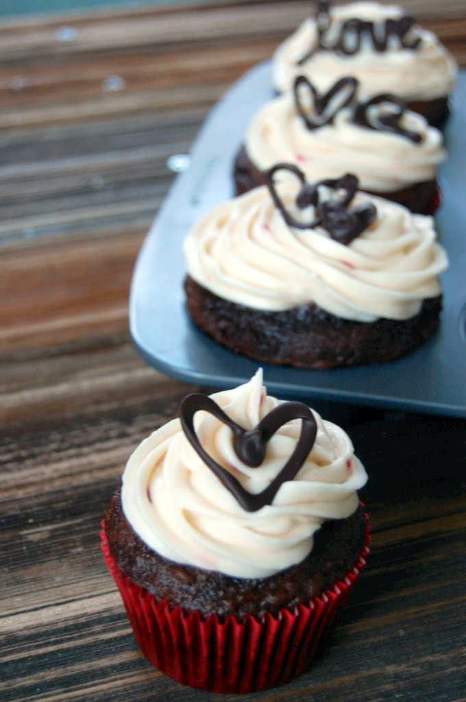 Chocolate Cream Cheese Frosting Cupcakes Decorations