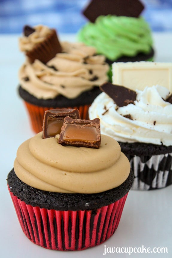 Chocolate Rolo Cupcakes Chocolate Rolo Cupcakes