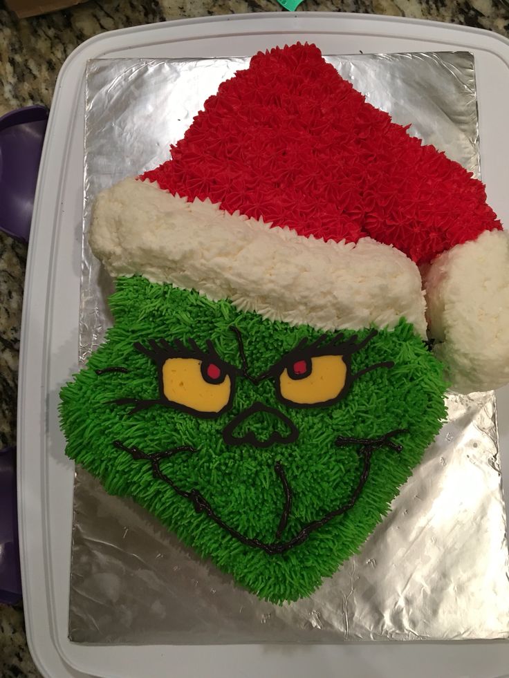 Christmas Grinch Cake Ideas