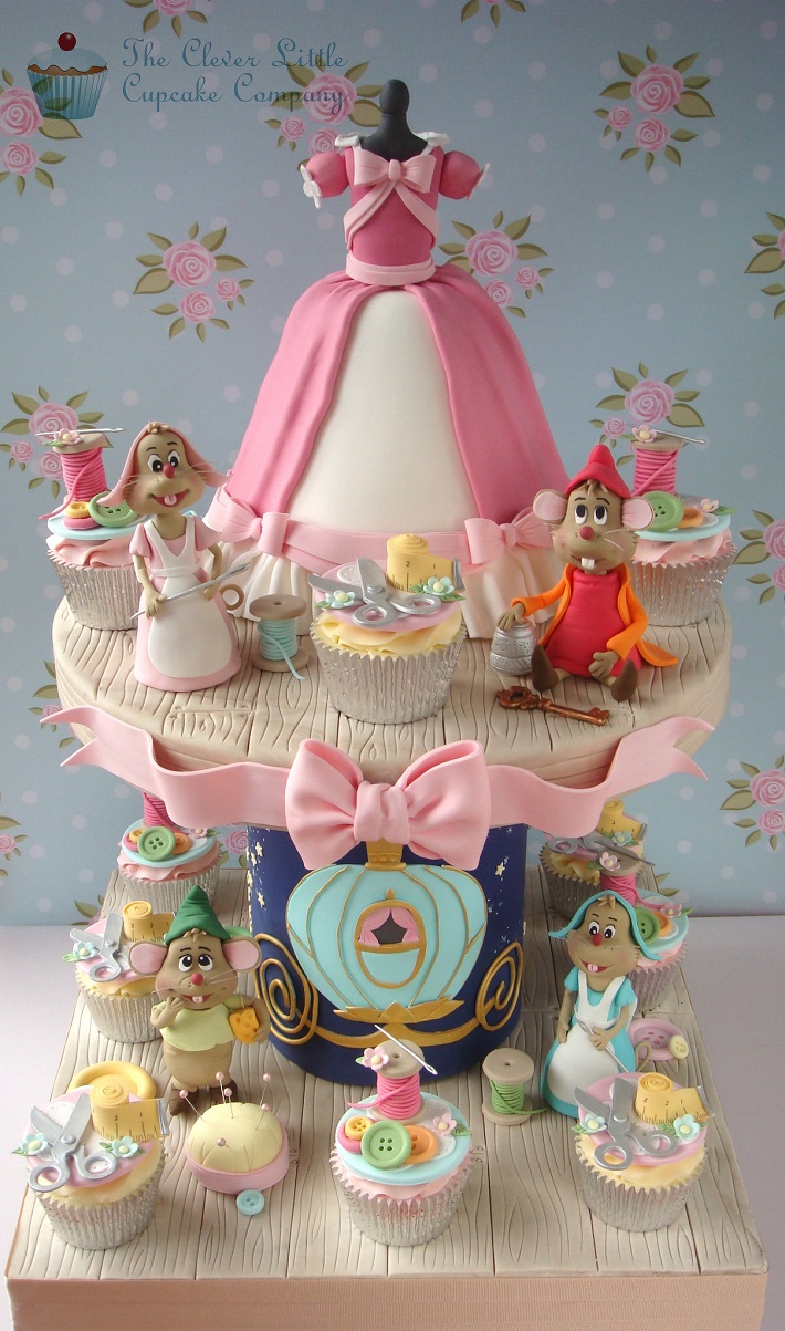 Cinderella Cake and Cupcakes Cinderella Cake and Cupcakes
