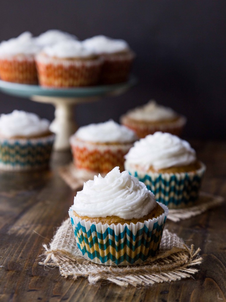 Coconut Sweet Potato Cupcakes