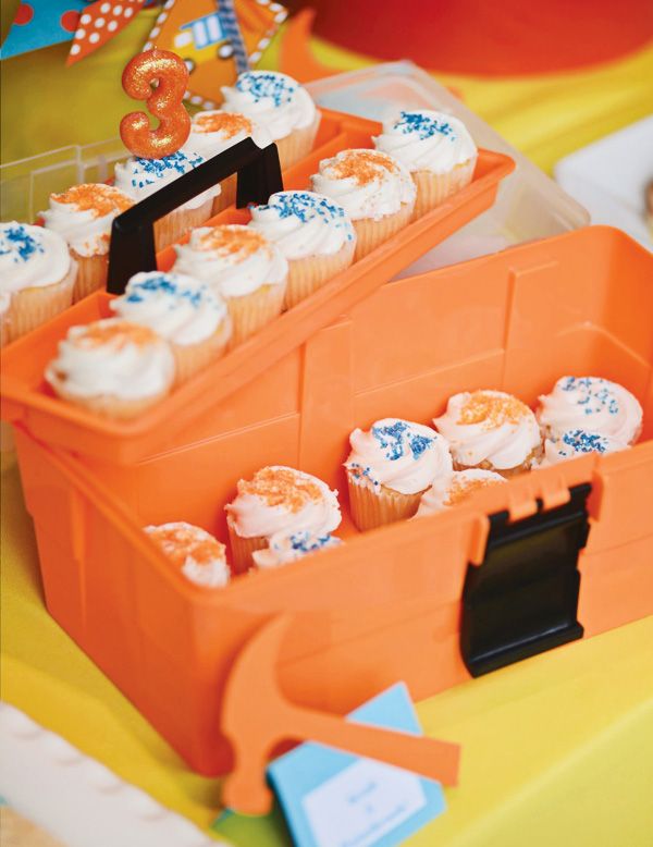 Construction Party Cupcake Stand