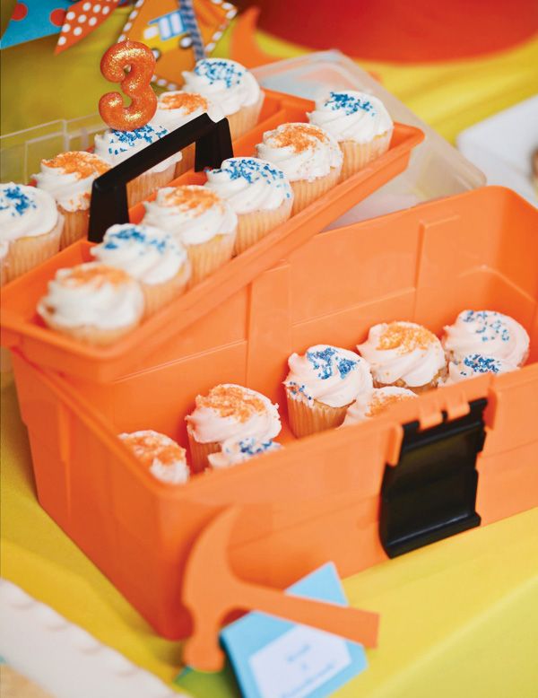 Construction Party Cupcake Stand Construction Party Cupcake Stand