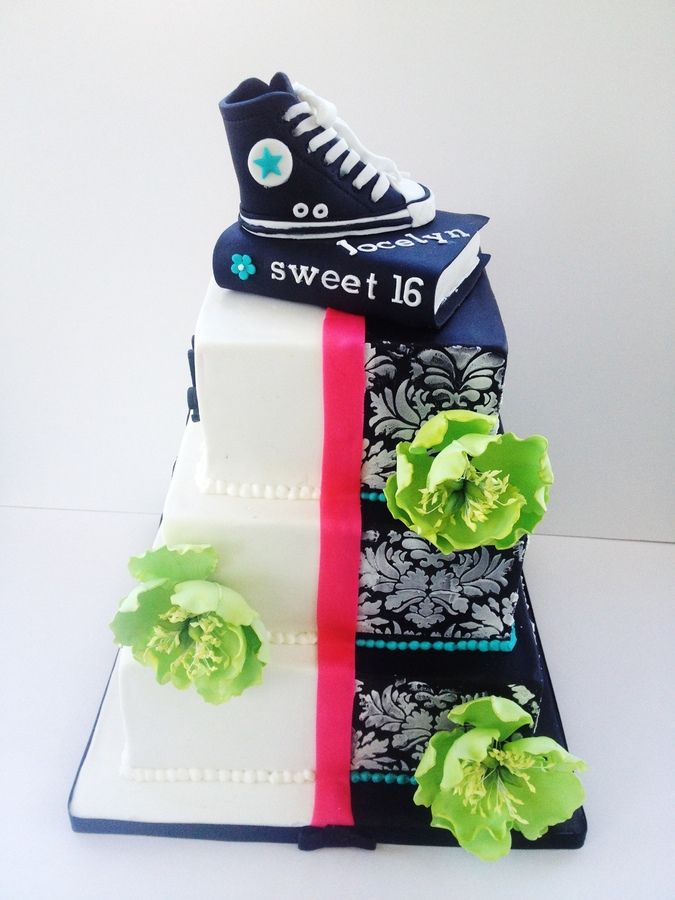 Converse Sweet 16 Cake