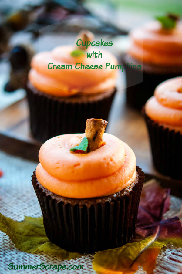Cream Cheese Frosting Pumpkins