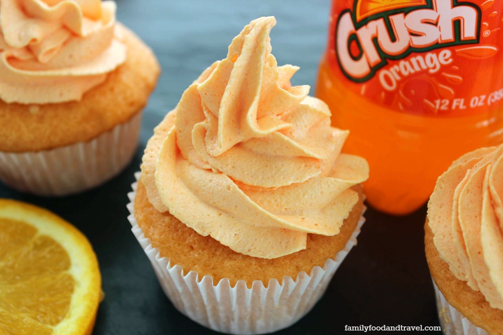 Crush Orange Soda Cupcakes