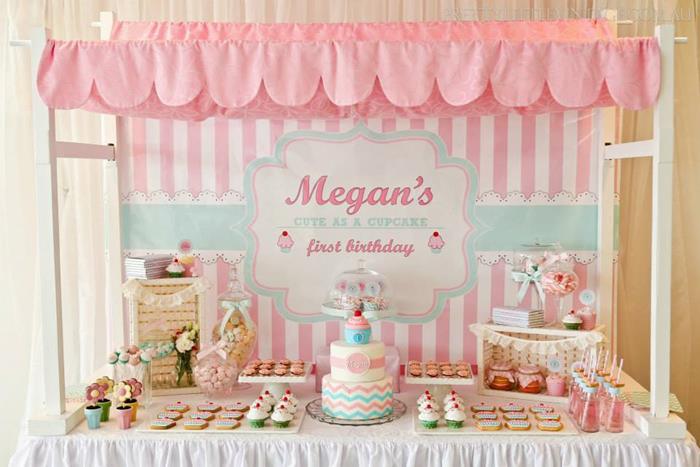 Cupcake 1st Birthday Party Ideas