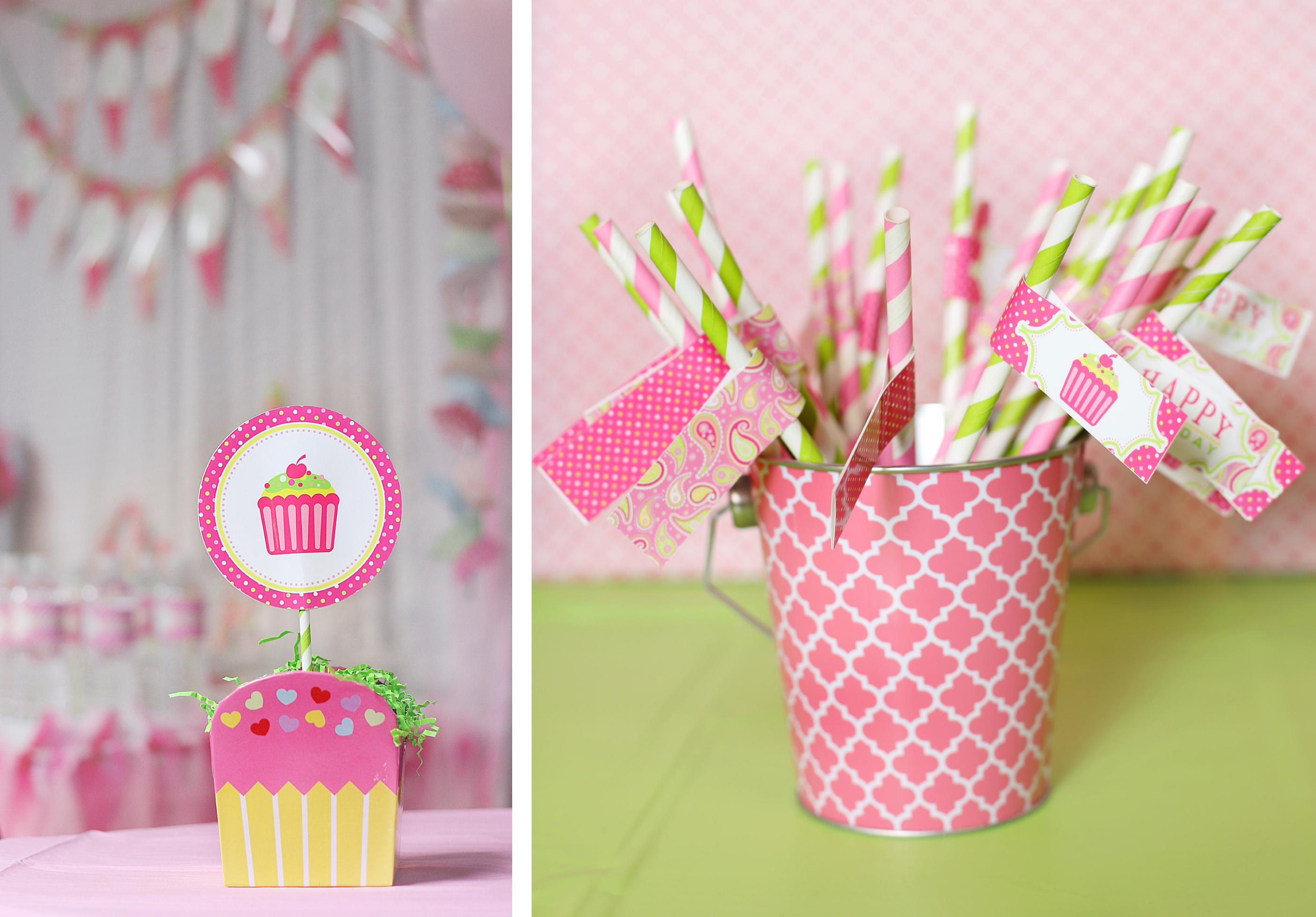 Cupcake Themed Birthday Party