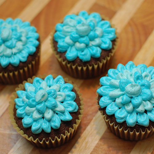 Cupcakes with Chocolate Frosting