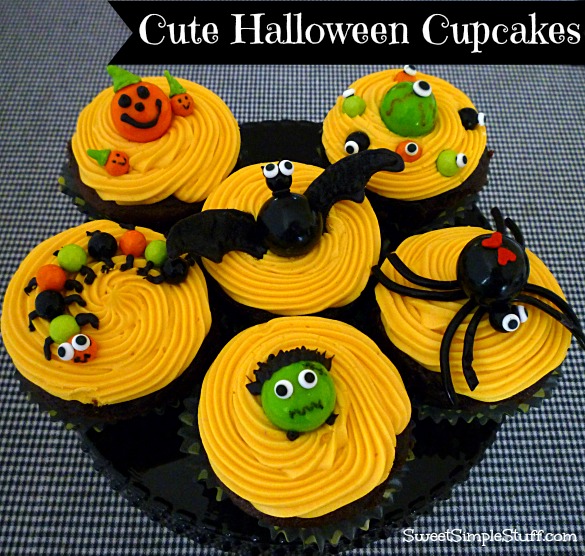 Cute Halloween Cupcakes