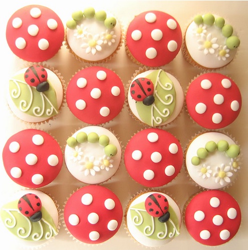 Cute Ladybug Cupcakes