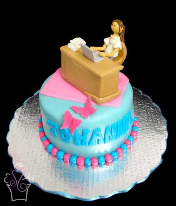 Desk Fondant Cake Desk Fondant Cake