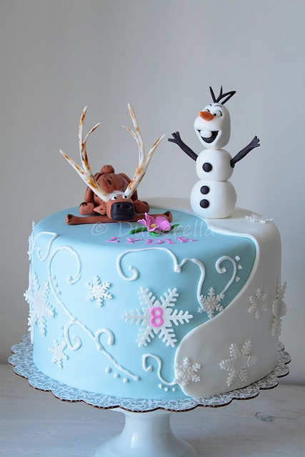 Disney Frozen Birthday Cake