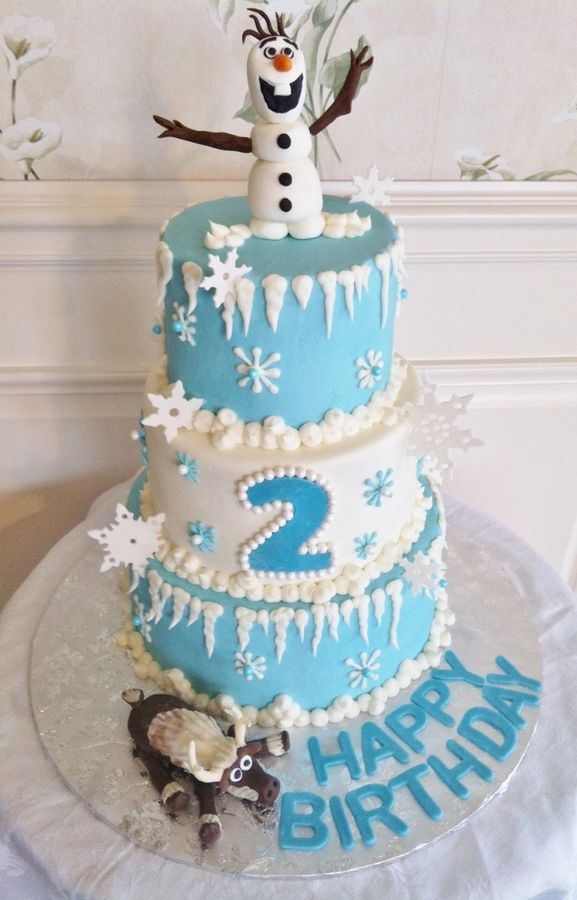 Disney Frozen Buttercream Cake Disney Frozen Buttercream Cake