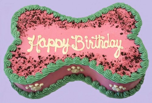 Dog Bone Birthday Cake Dog Bone Birthday Cake