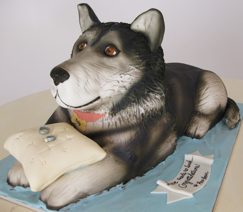 Dog Wedding Cake