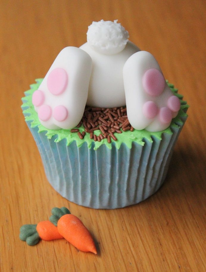 Easter Bunny Cupcake Cake