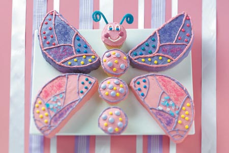 Easy Butterfly Birthday Cake