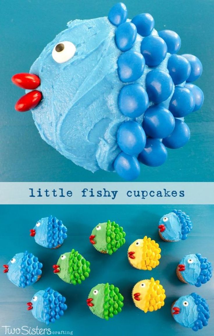 Easy Fish Cupcakes