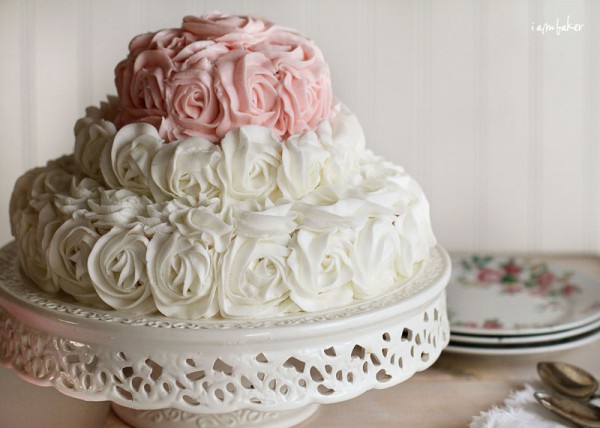 Elegant Rose Birthday Cakes for Women