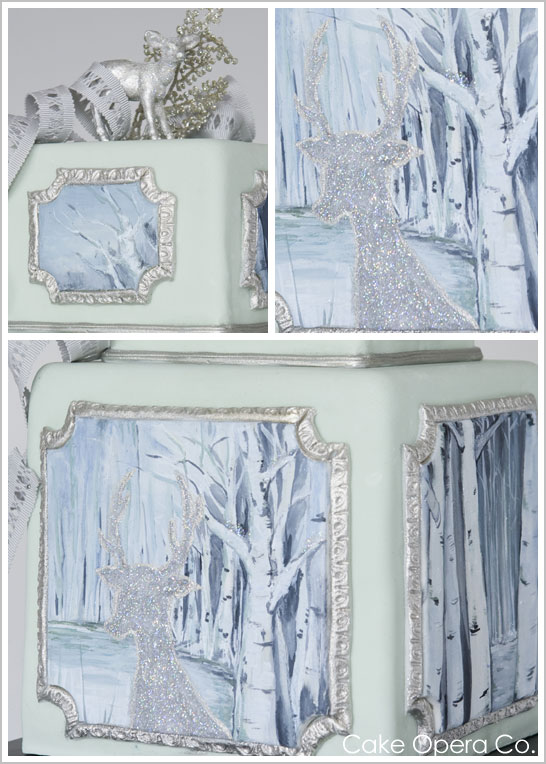 Elegant Winter Wedding Cake Elegant Winter Wedding Cake