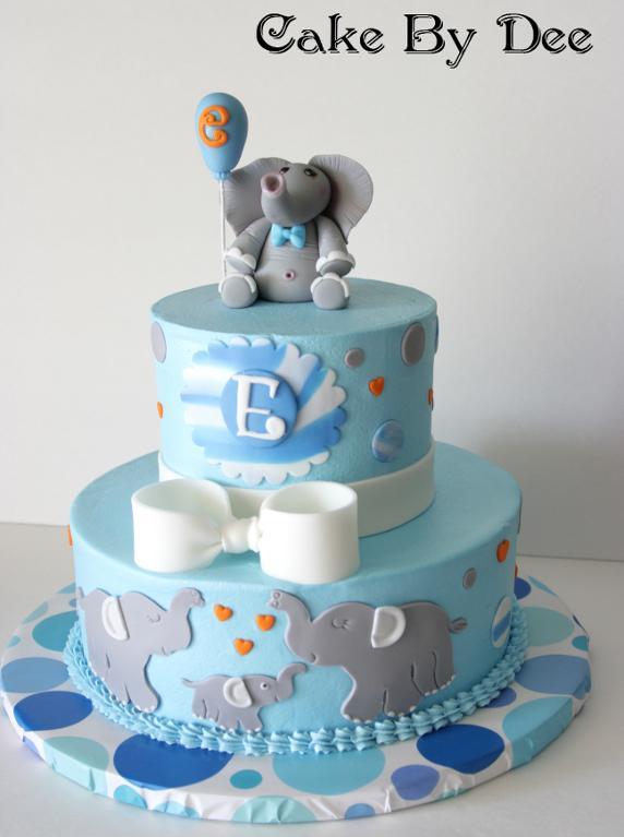 Elephant Baby Shower Cake Decorations