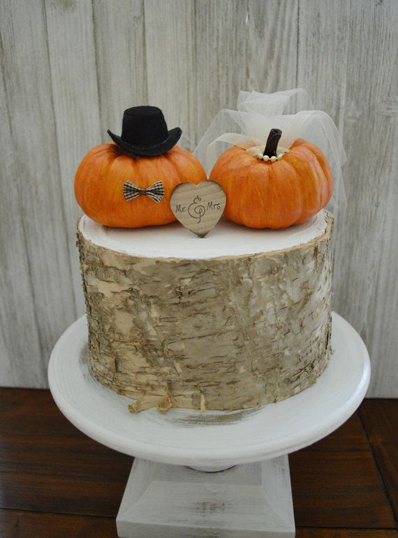 Fall Pumpkin Wedding Cake