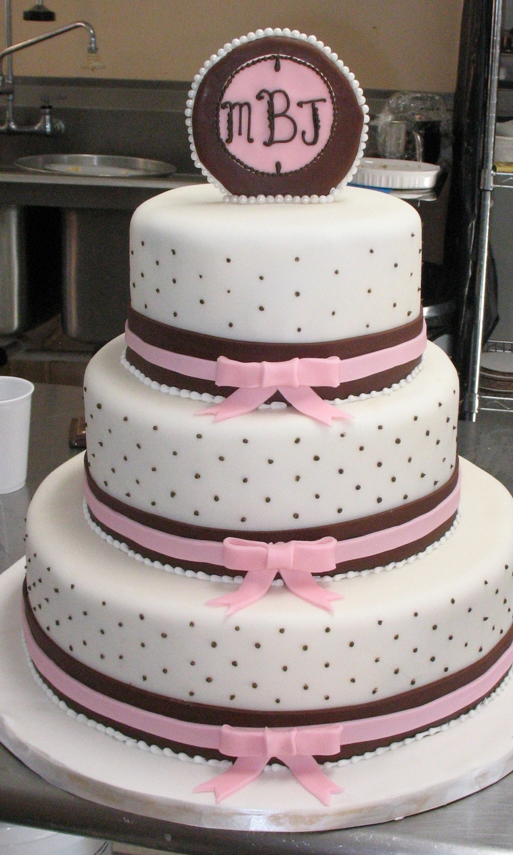 Fancy Baby Shower Cake