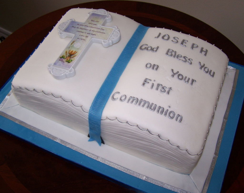 First Communion Bible Cake First Communion Bible Cake