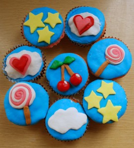 Fondant Cupcake Decorations