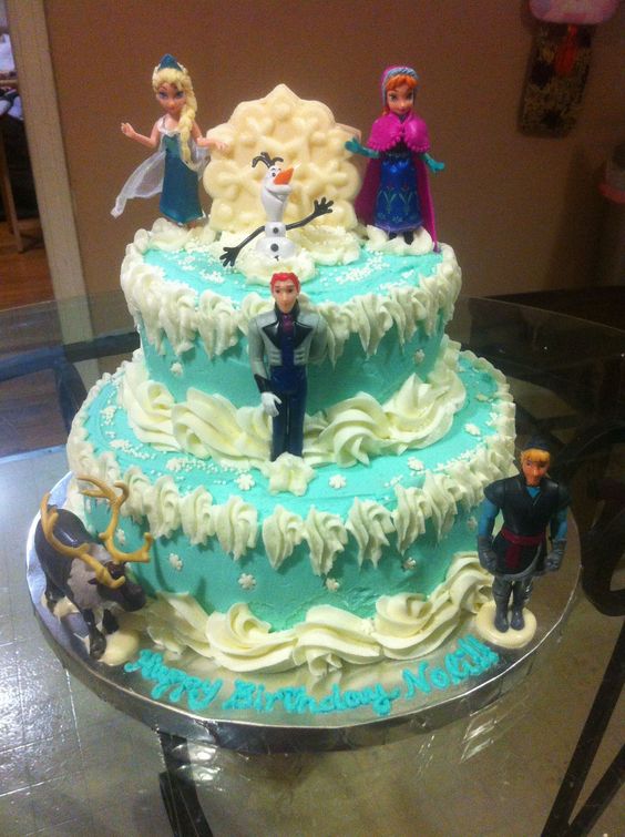 Frozen Disney Themed Cake